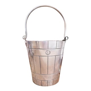 Vintage Atlantic Transport Line Silver Plated Ice Bucket For Sale