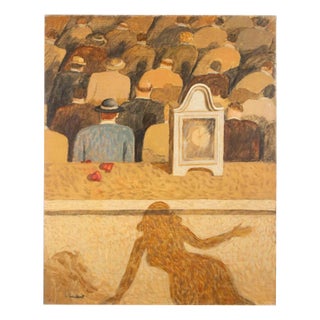 Alberto Gallerati, Leave Your Heart in It, 1980s, Oil Painting For Sale