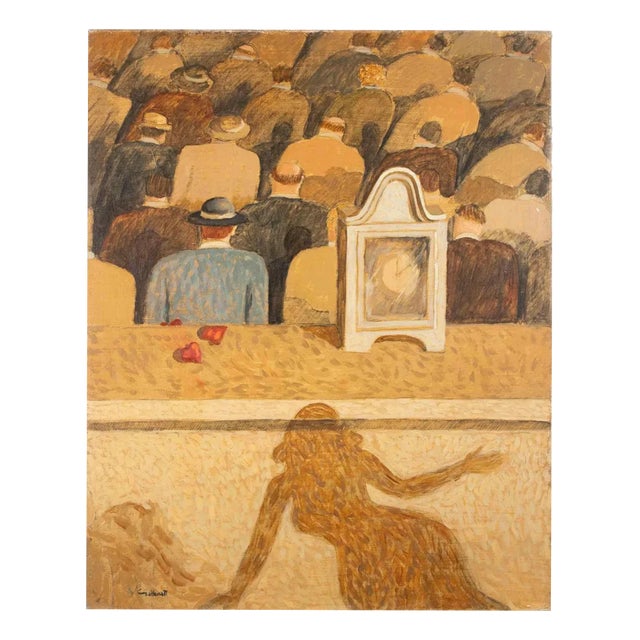 Alberto Gallerati, Leave Your Heart in It, 1980s, Oil Painting For Sale