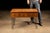 Vintage Danish card catalog featuring six uniformly sized drawers arranged in a single horizontal row. Each wooden drawer...
