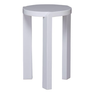 Carrier and Company for Century Furniture Margaux Outdoor Side Table - White For Sale
