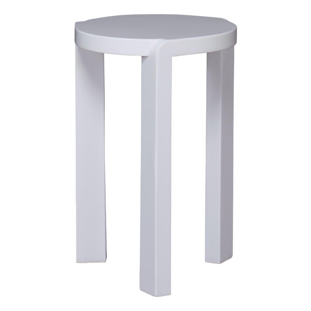 Carrier and Company for Century Furniture Margaux Outdoor Side Table - White For Sale