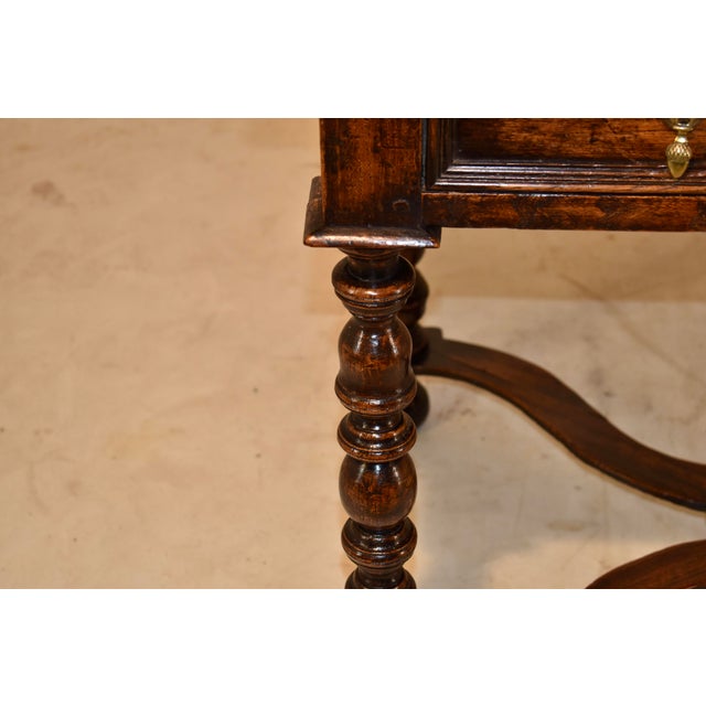 Late 17th/Early 18th Century English Oak Side Table For Sale - Image 9 of 9
