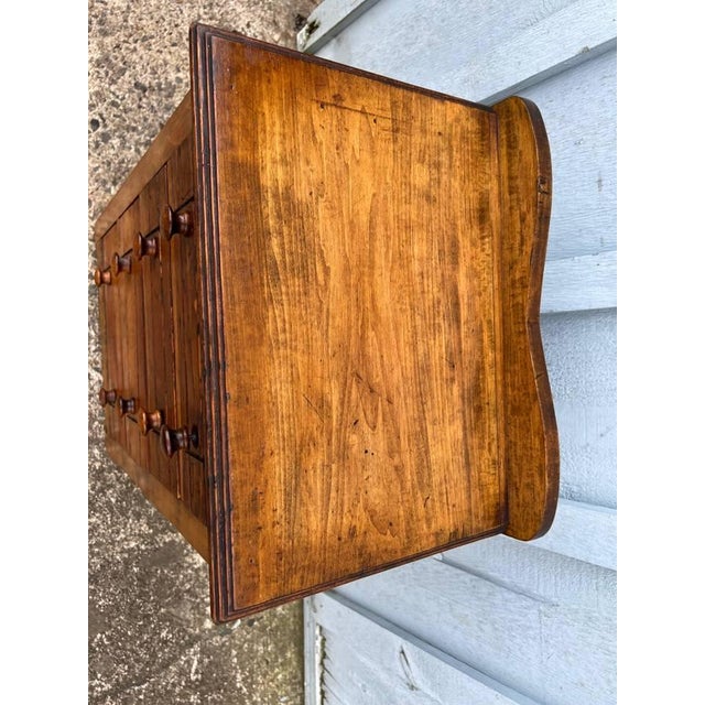 Wood Early American Style Pine Side Small Chest For Sale - Image 7 of 9