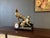 Antique Marble & Bronze Mantle Clock in the Style of Louis-Albert Carvin For Sale - Image 9 of 18