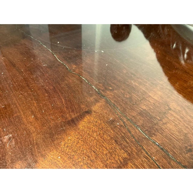 Antique American Empire Carved Flame Mahogany Sideboard With Lion Paw Feet For Sale - Image 18 of 18