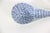 Antique Large Chinese Porcelain Spoon With Sanskrit Blue and White For Sale - Image 6 of 11