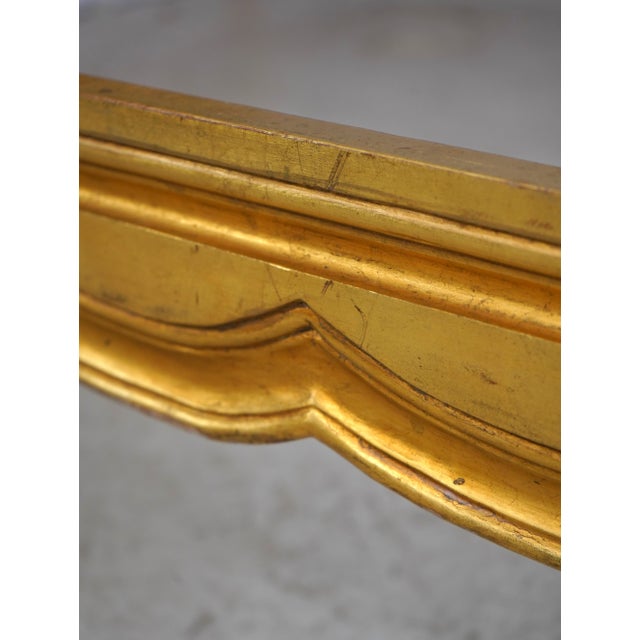 Antique Gold Gilt Queen Size Cane Back Bed For Sale - Image 14 of 16