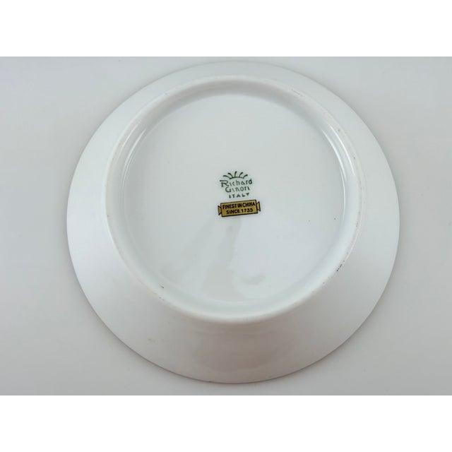 Hollywood Regency 1980s Richard Ginori Italy Ercolano Black Sauce Bowls - Set of 6 For Sale - Image 3 of 3