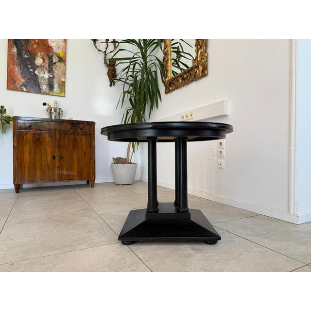 Art Nouveau Round Column Table, 1890s For Sale - Image 9 of 9