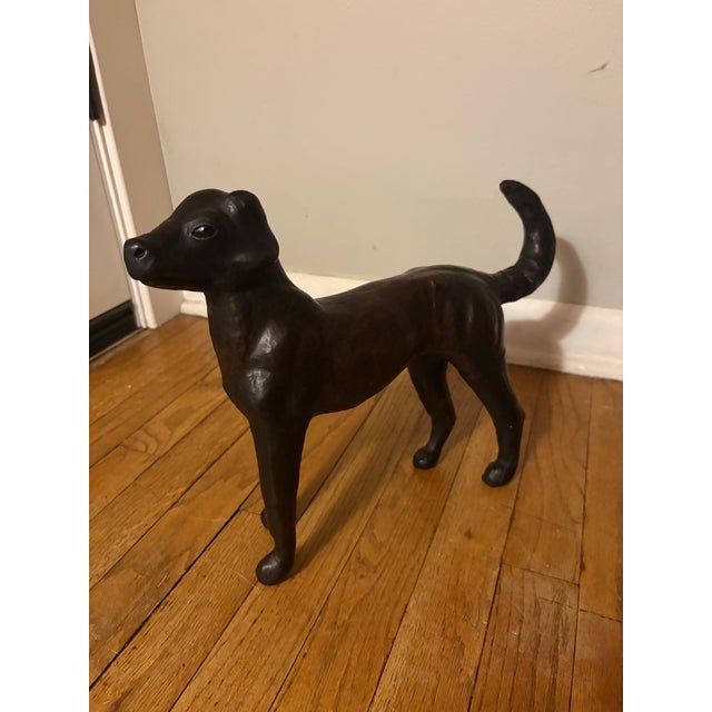 1970’s Leather Wrapped Dog For Sale In Philadelphia - Image 6 of 9