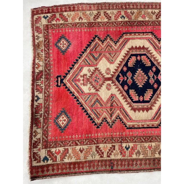 **All of our Antique rugs and Vintage rugs have been cleaned and are ready to use!** Enjoy! Name: MAGENTA Pink, Copper,...