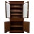 An impressive early 20th-century English bookcase in the Arts and Crafts tradition, finely crafted from oak and combining...