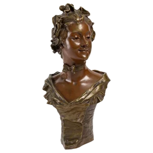 Bronze Sculpture by Georges Van Der Straeten