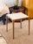 Metal 'Esquisse' Gilt Finish and Goatskin Top Side Table by Design Frères For Sale - Image 7 of 7