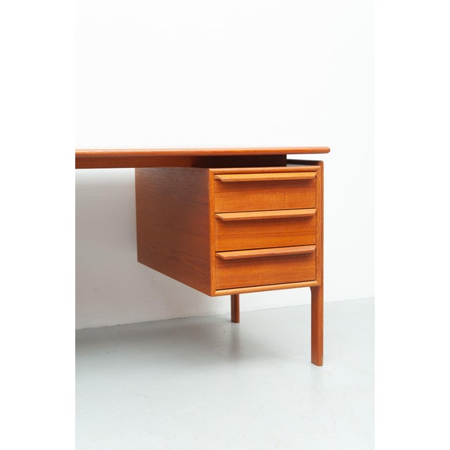 Teak Desk by GV Gasvig for GV Møbler, 1960s For Sale - Image 3 of 11