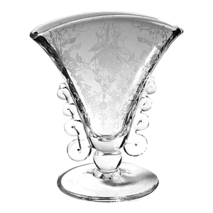 Vintage Heisey Fan Orchid Vase