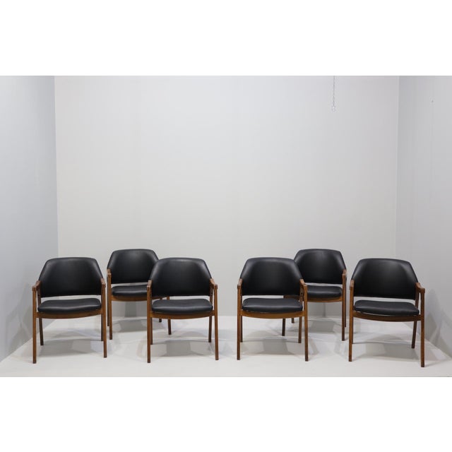 Cassina Armchairs by Ico Parisi for Fratelli Reguitti, Italy, 1959, Set of 6 For Sale - Image 4 of 18