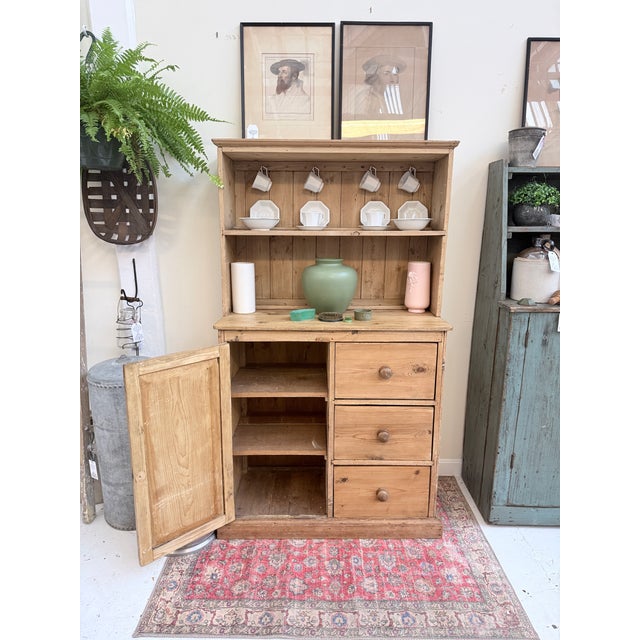 19th Century English Pine Welsh Dresser For Sale - Image 10 of 12