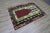 Tribal 1980s Tribal Burgundy Hand Knotted Rug For Sale - Image 3 of 13