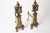 Brass Andirons with the Knights Templar Flower, 1850s, Set of 2 For Sale - Image 9 of 15