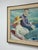 The Boatman Original Oil Painting Signed m.w. Picchi Couple Boat Nautical Art For Sale - Image 9 of 13