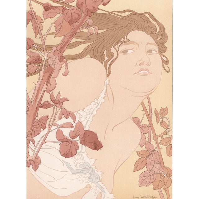 Henri Detouche, Dans les Ronces, Lithograph on Paper For Sale - Image 3 of 11
