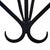 Vintage German Wrought Iron Two-Arm Wall Candle Sconce For Sale - Image 13 of 14