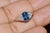 Blue Gia Certified Natural 2.66cts if D Diamond Cornflower Blue Sapphire 950 Platinum 3 Stone Ring, Size 6 For Sale - Image 8 of 14