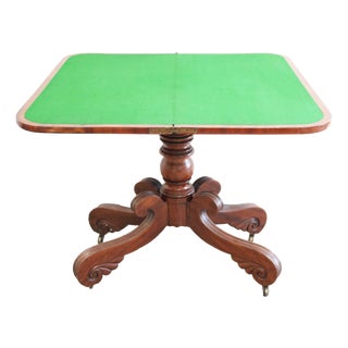 Antique Regency William IV Gaming Table, England, 1825 For Sale