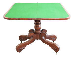 Antique Regency William IV Gaming Table, England, 1825