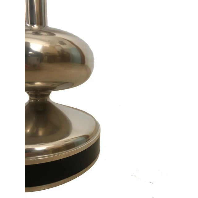 Spanish Chrome Table Lamps, 1970s, Set of 2, in Very Good conditions. Designed 1970 to 1979 European Plug (up to 250V).The...