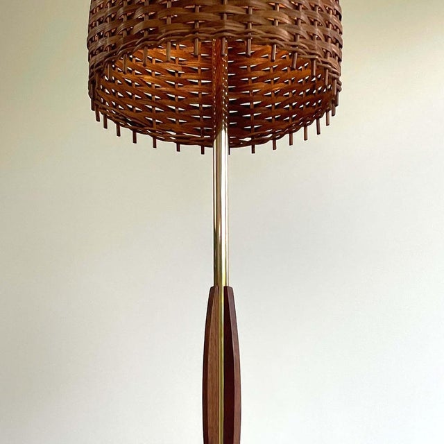 Vintage Swedish Tripod Floor Lamp, 1960s For Sale - Image 9 of 16
