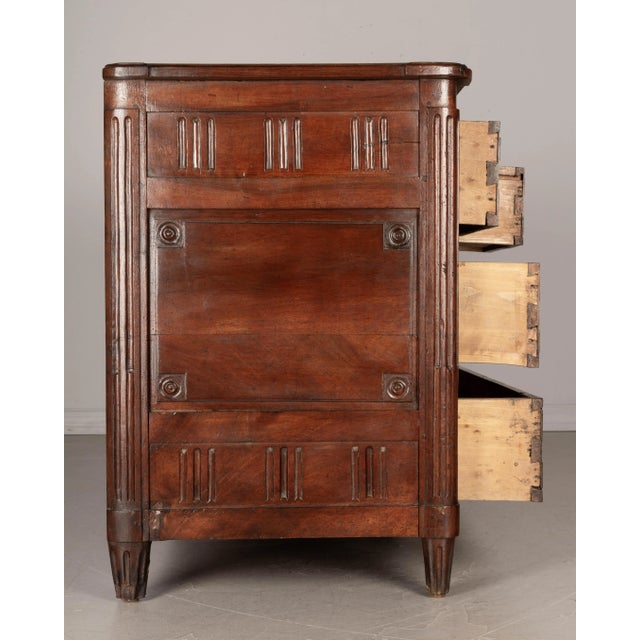 18th Century 18th Century Louis XVI Period Walnut Commode For Sale - Image 5 of 12