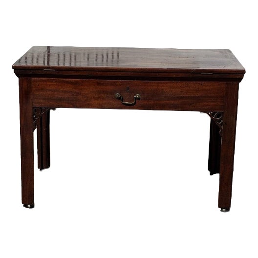 English Georgian Mahogany Architects Desk For Sale