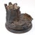 Antique Late 19th Century Redware Pottery Cigar and Match Holder Stamped L&c For Sale - Image 4 of 12