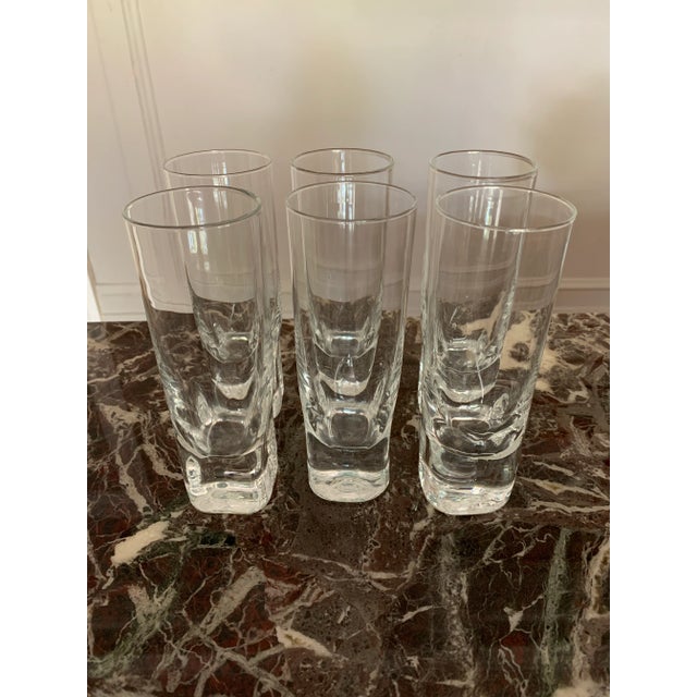 Vintage Italian Highball Glasses- Set of 6 For Sale - Image 4 of 9