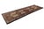 Tribal Vintage Hand-Knotted Kurdish Long Runner Rug With Diamond Medallions in Terracotta, Camel, and Indigo For Sale - Image 3 of 9