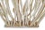 Early 21st Century Vintage Organic Modern Rustic Raw Wood Stick Screen For Sale - Image 5 of 6