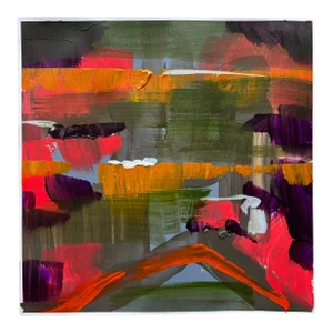 Abstract Composition Painting, “The Bridge” by Erik Sulander