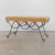 Panoplie Iron Double Loop Bench, Camel Mohair For Sale - Image 4 of 12