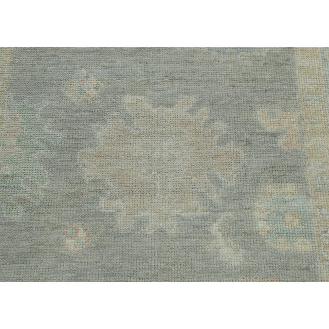 Turkish Oushak Rug 3'9" x 5'8" #17347 For Sale In Houston - Image 6 of 8