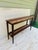 Boho Chic Hand Crafted Long Outdoor Console Made of Rare Wood For Sale - Image 3 of 6
