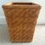 Mid 20th Century Mid Century Woven Rattan Wastebasket For Sale - Image 5 of 10