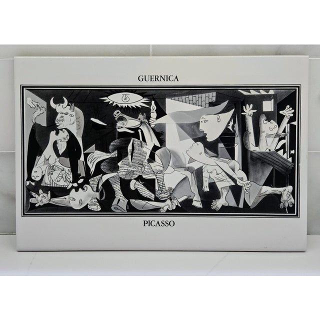 Bring an iconic piece of modern art into your home with this vintage ceramic wall tile reproduction of Pablo Picasso’s...