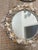 Glass Pair of Vintage French Coquillage Seashells Round Small Mirrors For Sale - Image 7 of 10