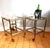 Vintage Art Deco French Serving Trolley with Removable Tray, 1950s, in Very Good conditions. Designed 1950 to 1959