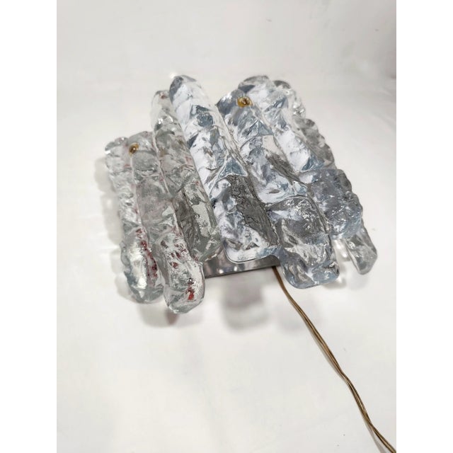 Metal Crystal Wall Sconce, Austria, 1970s For Sale - Image 7 of 13