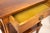 Wood Empire Style Side Tables with Brass Details and Inlaid Tops, 1970s, Set of 2 For Sale - Image 7 of 15