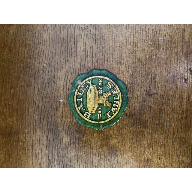 Add a touch of timeless elegance to your home or office with this beautifully preserved writing desk from the Bailey Table...